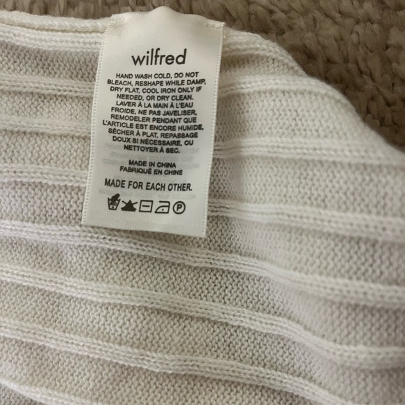 Aritzia Wilfred cream knit tank - Picture 3 of 5